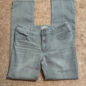 EUC Chico's Gray So Slimming Jeans